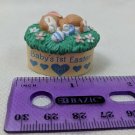 Hallmark Spring Merry Miniature 1991 Baby's First Easter Rabbit w/ Eggs