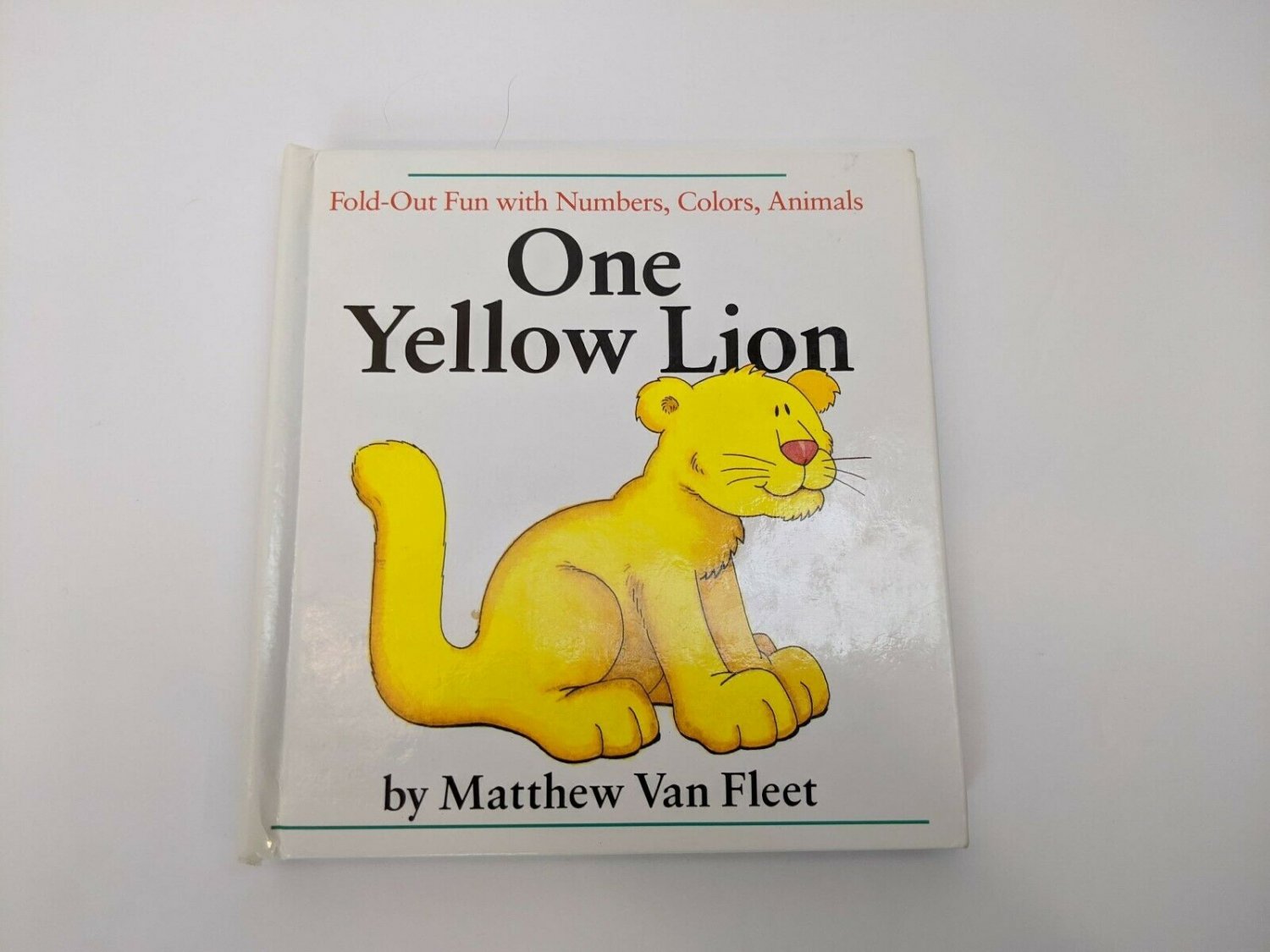 One Yellow Lion by Matthew Van Fleet Number Fold-out Book