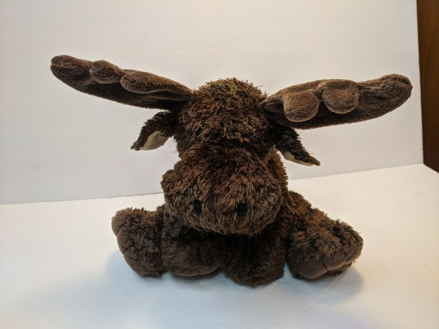 Wishpets Chocolate Moose Brown Plush Stuffed Animal 10" Tall