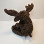 Wishpets Chocolate Moose Brown Plush Stuffed Animal 10" Tall