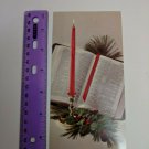 Hallmark Christmas Vintage 1970's Card *USED* Red Candle & Bible