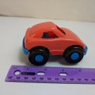 American Plastic Toys Car #1537 Red & Blue 4" Long