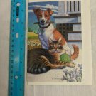 Purina Pets for People Blank Note Card Dog & Cat by L. French '91