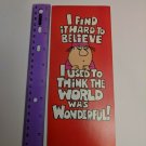 Olympicard Vintage Humour Card Friendship I didn't know what I was missing