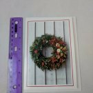 Colonial Williamsburg Foundation Blank Note Card Wreath Apples Holly Berries