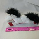K-12 Mascots Collection White Red Black Horse Beanie Plush Stuffed Animal 9"