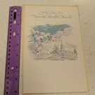 Carlton As You Are Received Into The Church Card Unused Vintage Christian