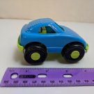 American Plastic Toys Car #1537 Blue & Green 4" Long