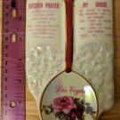 Vintage Las Vegas NV Souvenir Wall Hanging, Spoon Rest Kitchen Prayer & My House