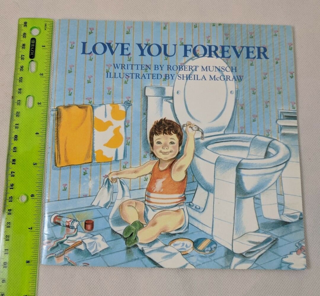 Love You Forever by Robert Munsch Paperback Book Sheila McGraw Illustrations