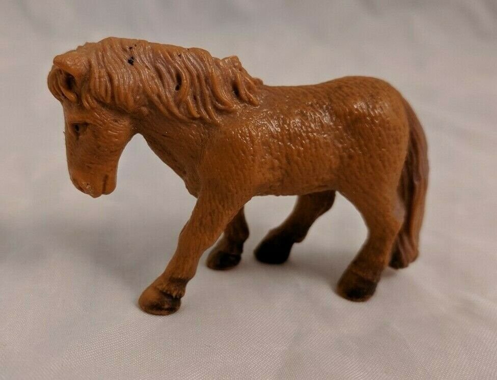 Bully West Germany Plastic Toy Figurine Miniature Horse Pony 1.75" Tall