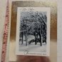 Holiday Design Studio Happy New Year Winter Woods Silver Foil Card Unused