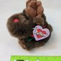 SWIBCO PUFFKINS Soft Stuffed MOOSE / REINDEER Plush Christmas Toy Brown 5"