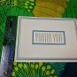 Famous Artists Studios Thank You Card Unused VTG Purple/Gold/Aqua Border