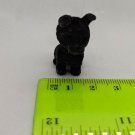Jakks Puppy in My Pocket Black Puppy Dog Flocked 1" Mini Pet