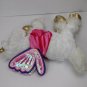 The Bear Factory White/Gold Unicorn w/ Wings Plush Stuffed Animal 15" Long READ