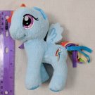 My Little Pony Small 6" Plush Rainbow Dash Blue Pegasus Hasbro 2012