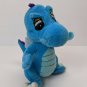 Goffa Intl Winged Dragon Plush Toy Aqua/Purple Stuffed Animal 7"