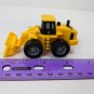 Yellow Front End Loader Construction Truck Plastic Toy 3.5" Long *played with*