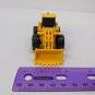 Yellow Front End Loader Construction Truck Plastic Toy 3.5" Long *played with*