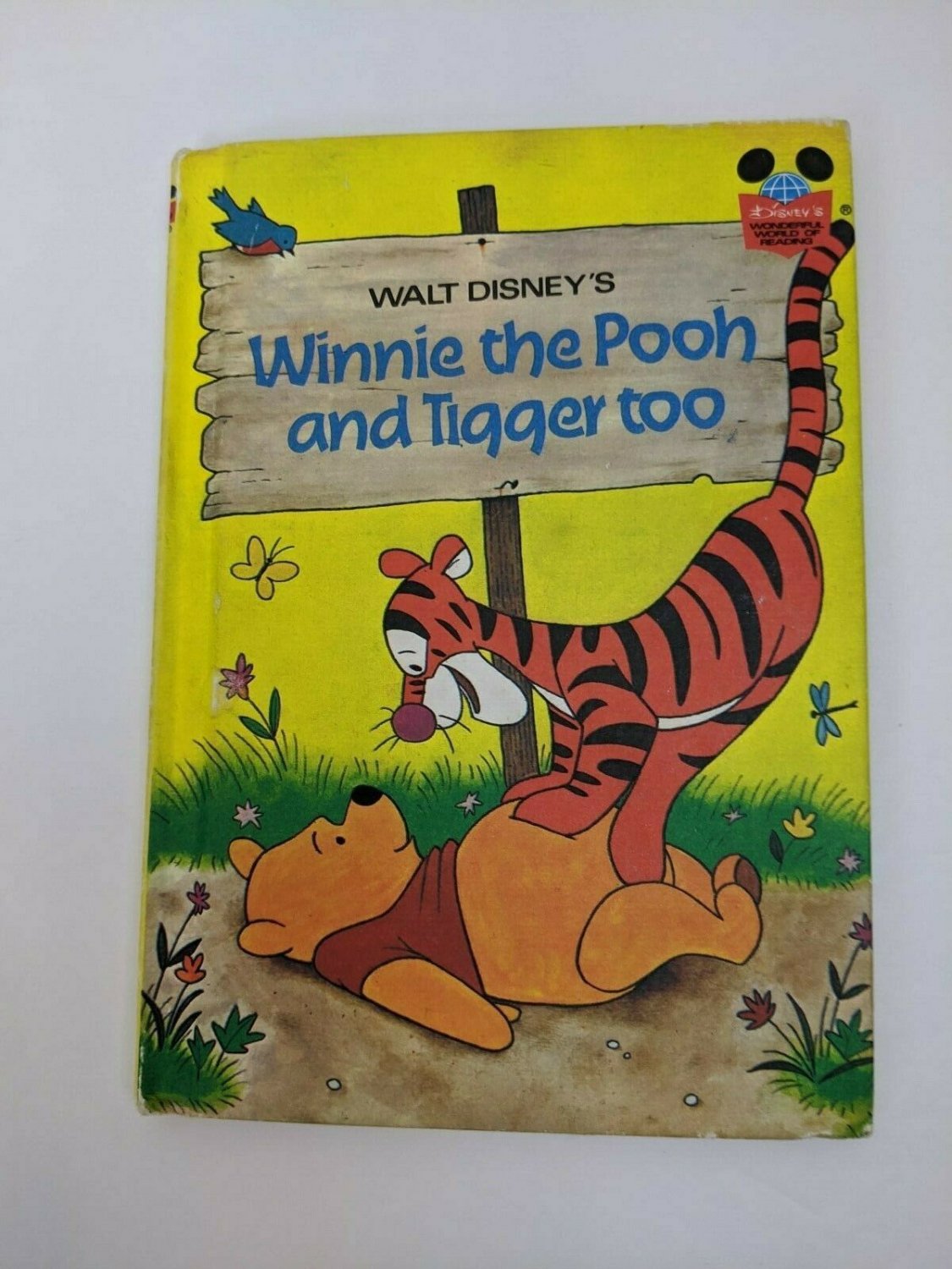 Walt Disney Winnie the Pooh and Tigger too 1975 Book Club Edition