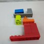 Mega Bloks Medium-size Blocks Red/Blue/Orange/Green/Silver 18-pc Lot Asst Shapes