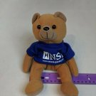 NSI National Specialty Plush Beanie Bear 8" by It's All Greek To Me Blue Shirt