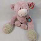 Pink Pig Hugzies by Nat & Jules/Demdaco - Plush Stuffed Toy w/ Weighted Feet