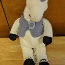 Ikea Klappar White Cirkus Horse Pony Plush Lavender Vest Stuffed Animal Toy 16"
