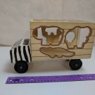 Melissa & Doug #5180 Safari Shape-Sorting Truck Wooden Toy VEHICLE ONLY USED