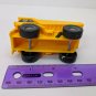 Yellow CAT Dump Truck Plastic Toy w/ Raising Bed 3.5" Long *played with*