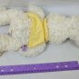 FIRST & MAIN Amanda Easter Bunny Cream & Pastel Colors Plush Stuffed Animal 14"