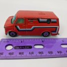 Yat Ming #899 Delightful Van Red/White/Black Stripes 3" Long *Junkyard*