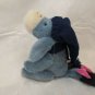 Disney Boyds Eeyore Winnie the Pooh Jointed Plush w/ Scarf & Hat Stuffed Toy