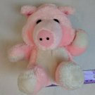VTG Swib Swibco Pink Pig Mini Plush Stuffed Animal 6" Tall 1984