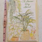 American Greetings Forget Me Not Happy Mother's Day House Plants Card Unused
