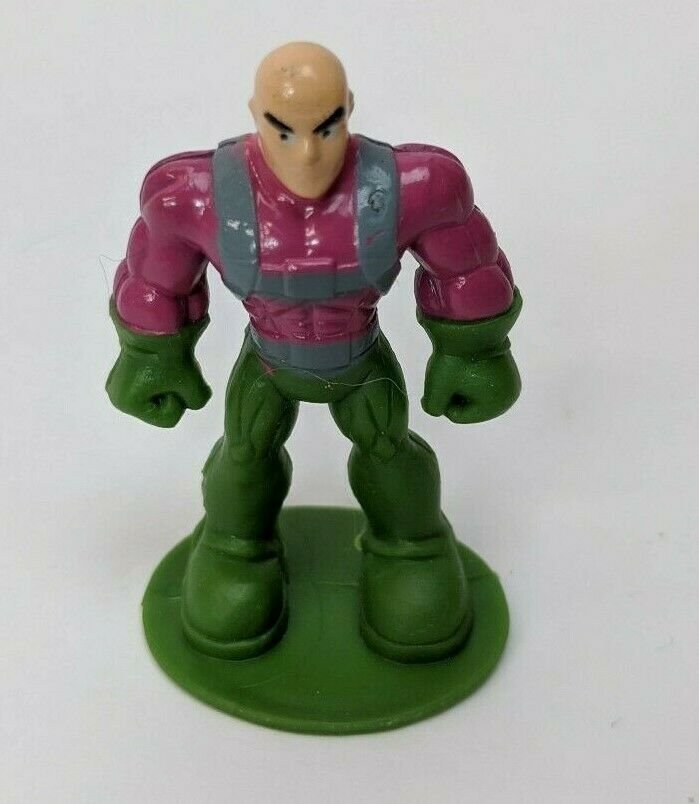 DC Comics Super Friends Lex Luthor 2" Mini Figure Cake Topper NOT jointed