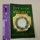 Paper Craft International Greetings Christmas Holiday Card Wreath Joy to World