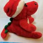 Santa Saurus Samantha Red Dinosaur Christmas Plush Stuffed Animal by P.E.T.