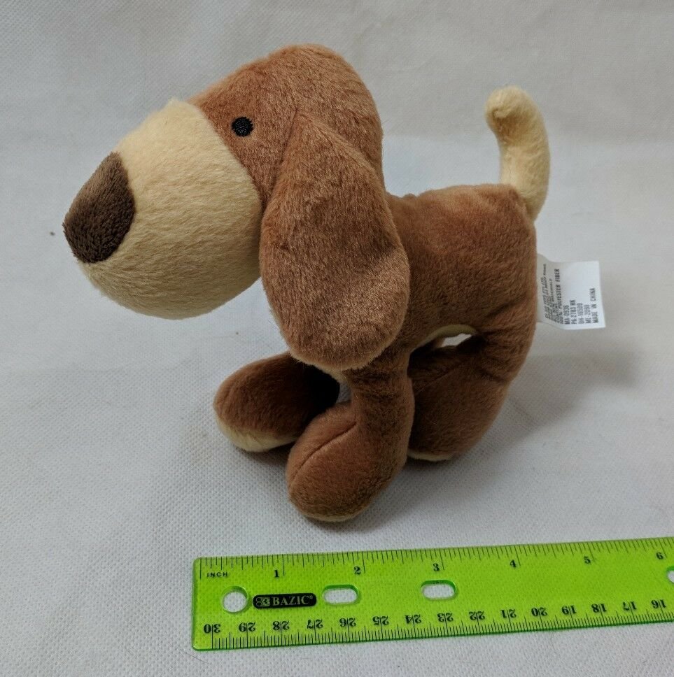 Gi-Go Toys Brown & Tan Plush Puppy Dog Stuffed Animal 5" Doll Pet