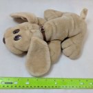 Little Lonely Puppies Plush Puppy Dog Tan, Floppy Ears, Collar JRL Toys 1985