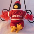 Cardinals Beanie Plush Cardinal Bird 9" w/ Shirt Mascots Collection Sports