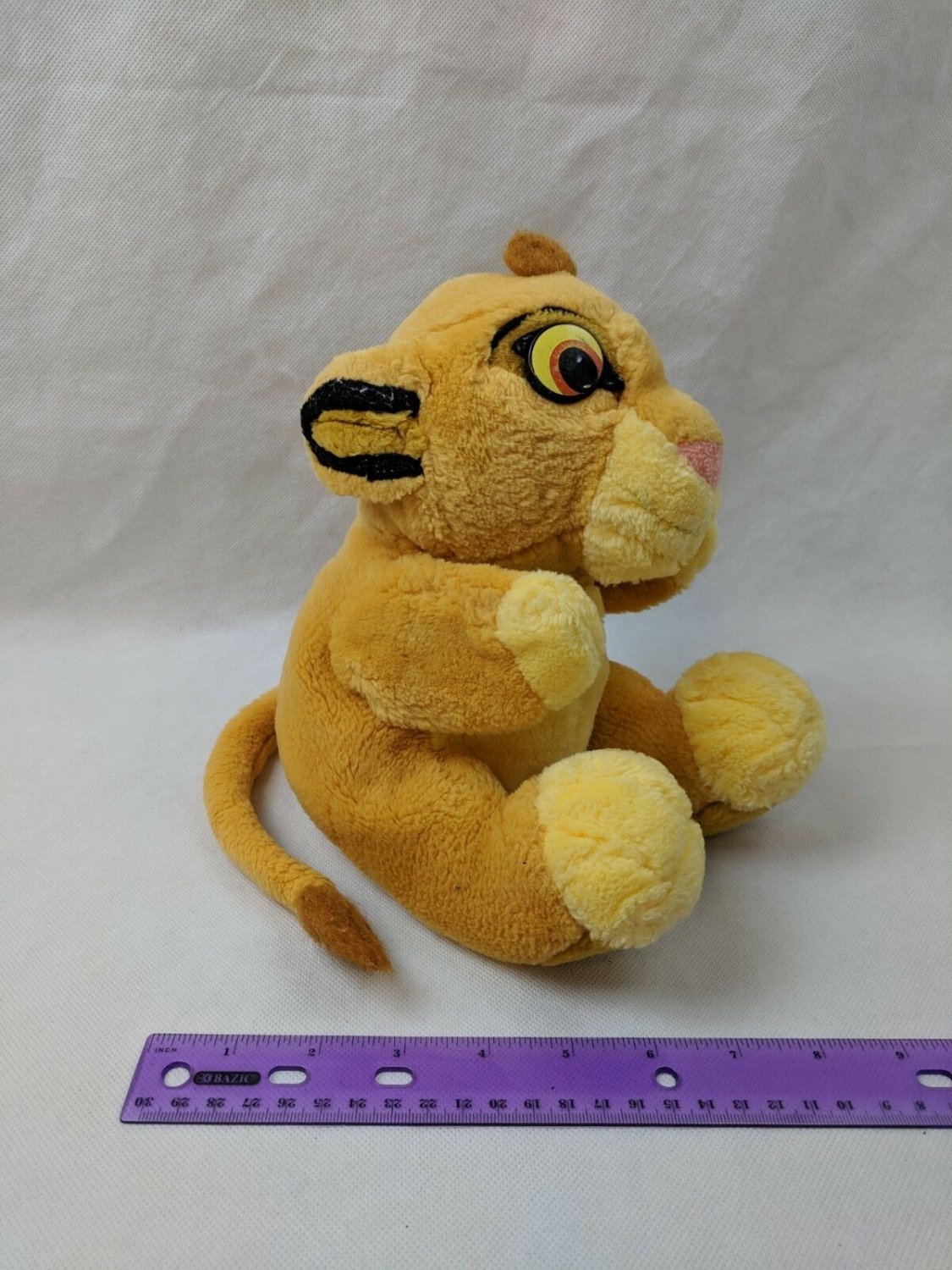 Disney The Lion King Simba Cub Plush Hand Puppet Toy 8" Stuffed Animal Applause