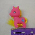 Pink & Yellow Baby Pony Horse, 3" Tall Fakie MLP w/ Blue Diamonds Symbol