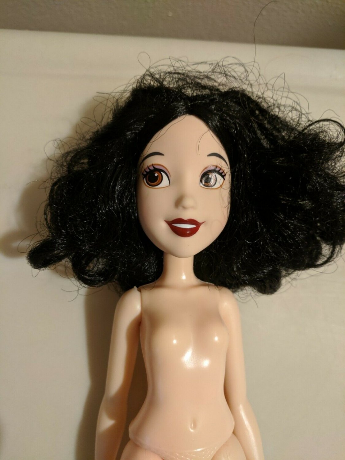 Disney Hasbro Princess Snow White Black Hair 11" Nude 4 Play/OOAK