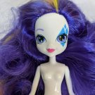 My Little Pony Equestria Girls RARITY Rainbow Rocks Yellow/Pink Hair Stripe