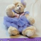Bartons Creek Collection Genevieve Teddy Bear in Purple Plush Stuffed Animal TLC