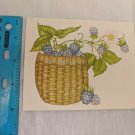 Current Inc Fresh Fruit Baskets Blackberries Blank Note Card