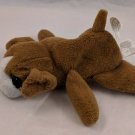 Ganz 1996 Brittany Bull Dog Puppy Beanie Plush Toy CH1715