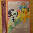 Hallmark Connections My Little Pony Birthday Card for Great-Granddaughter NEW